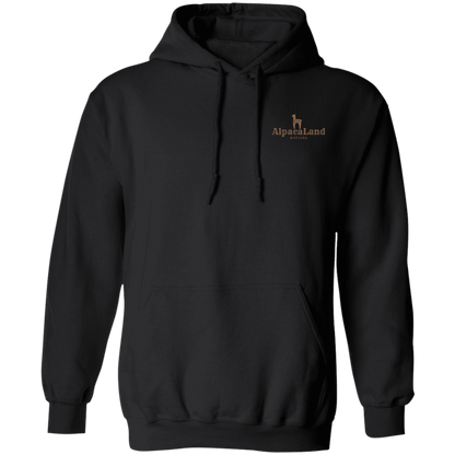 AlpacaLand Pullover Hoodie | Front Logo with Back Print Alpaca