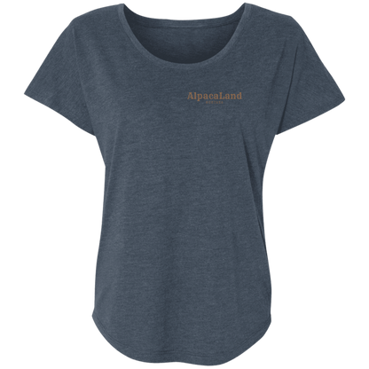 AlpacaLand | Ladies' Triblend Dolman Sleeve Tee