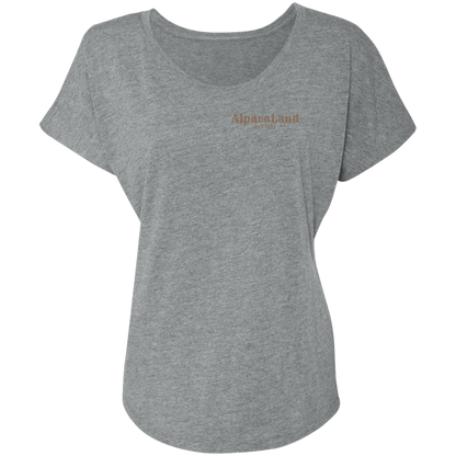 AlpacaLand | Ladies' Triblend Dolman Sleeve Tee