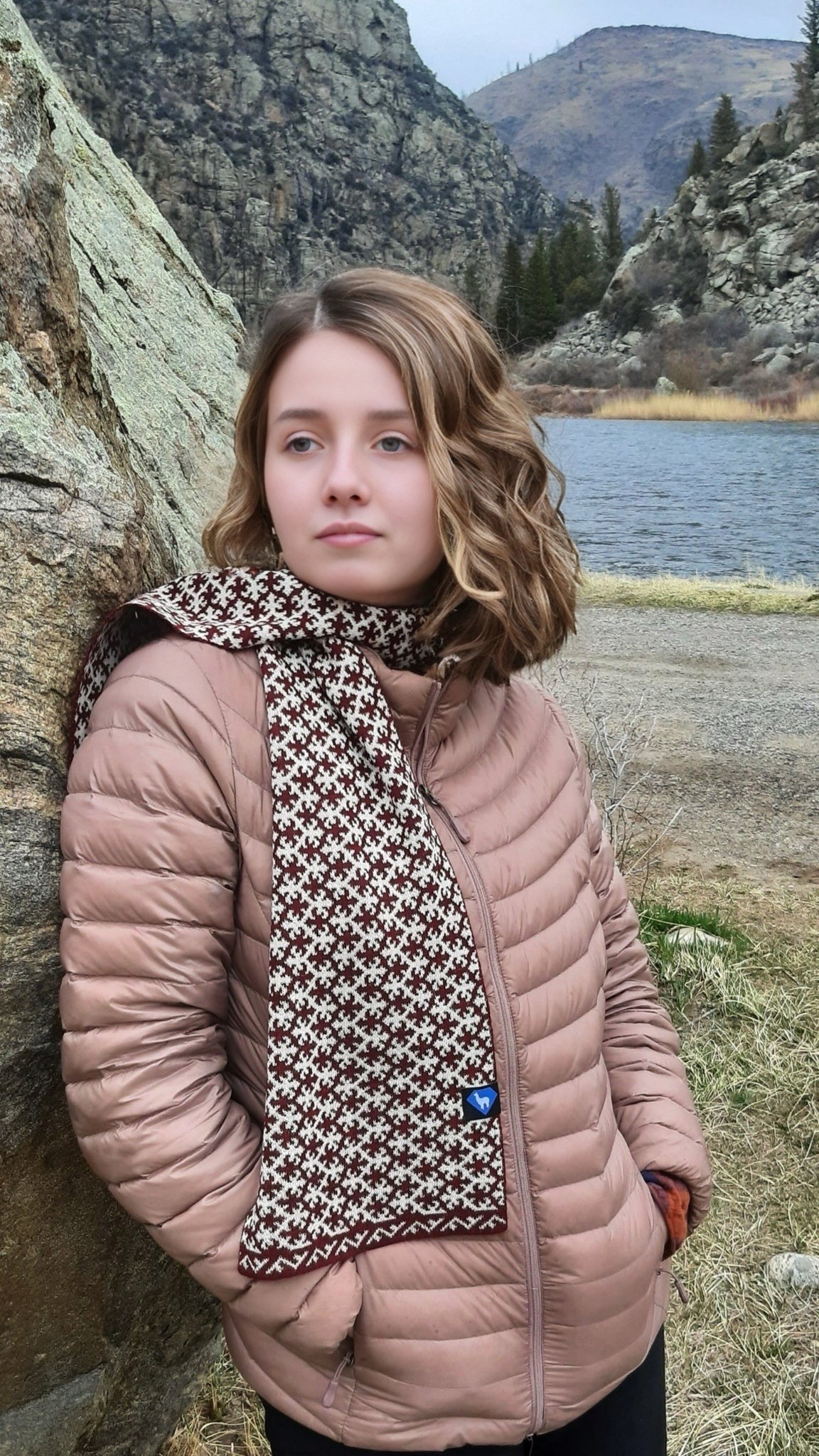 Montana Mosaic | Alpaca Knit Scarf