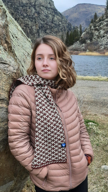 Montana Mosaic | Alpaca Knit Scarf