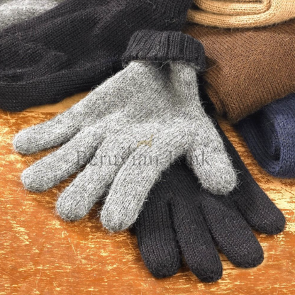 REVERSIBLE ALPACA GLOVES