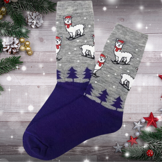 Winter Wonderland Alpaca Sock