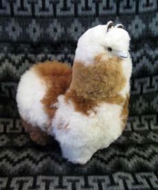 Alpaca Stuffed Animal | Natural Colors | 100% Alpaca Fur